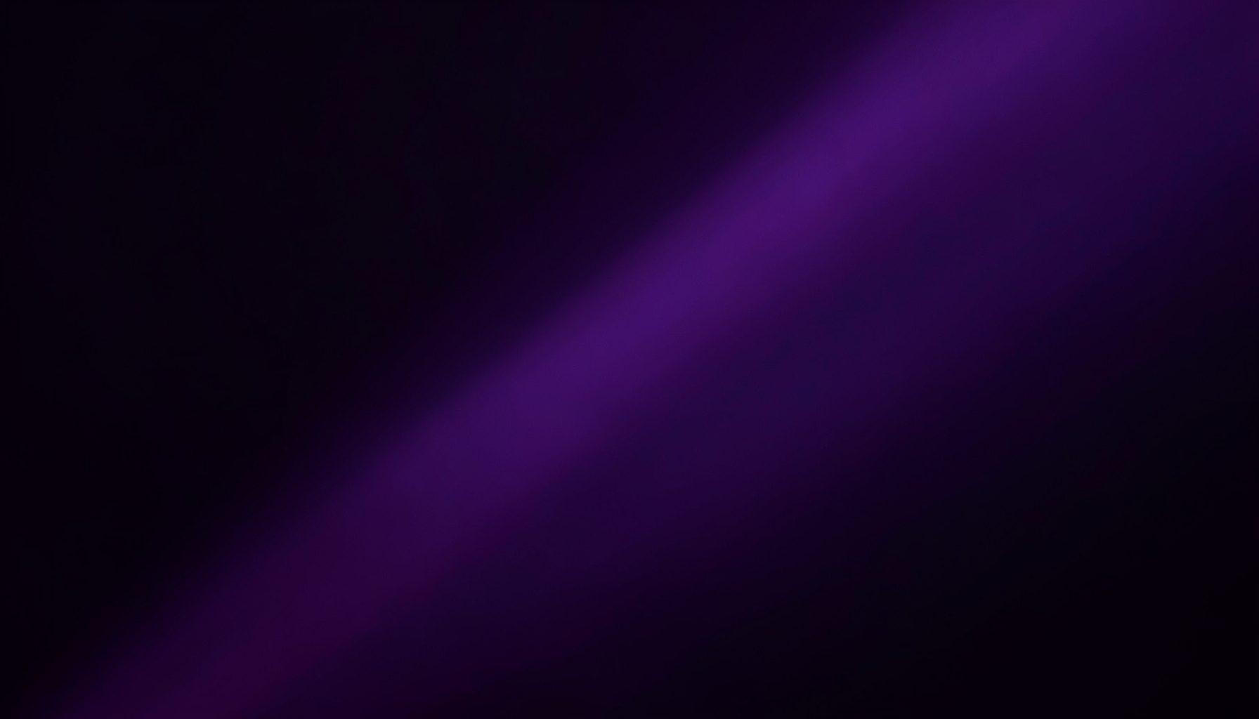 Dark abstract gradient with deep purple and violet tones, diagonal light streaks across a smooth digital backdrop